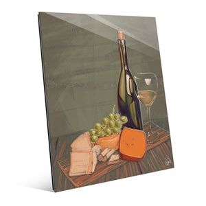 Wine's Best Friends-Olive 11"x14" Acrylic Wall Art